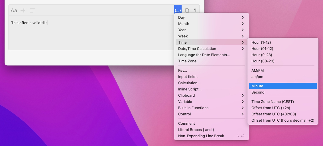 Typinator 标记功能